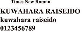 Times New Roman